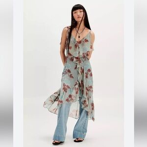 NWT Free People Sunfaded Maxi Top